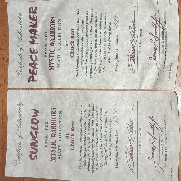 Mystic Warriors Plate Collection - Picture 5 of 9